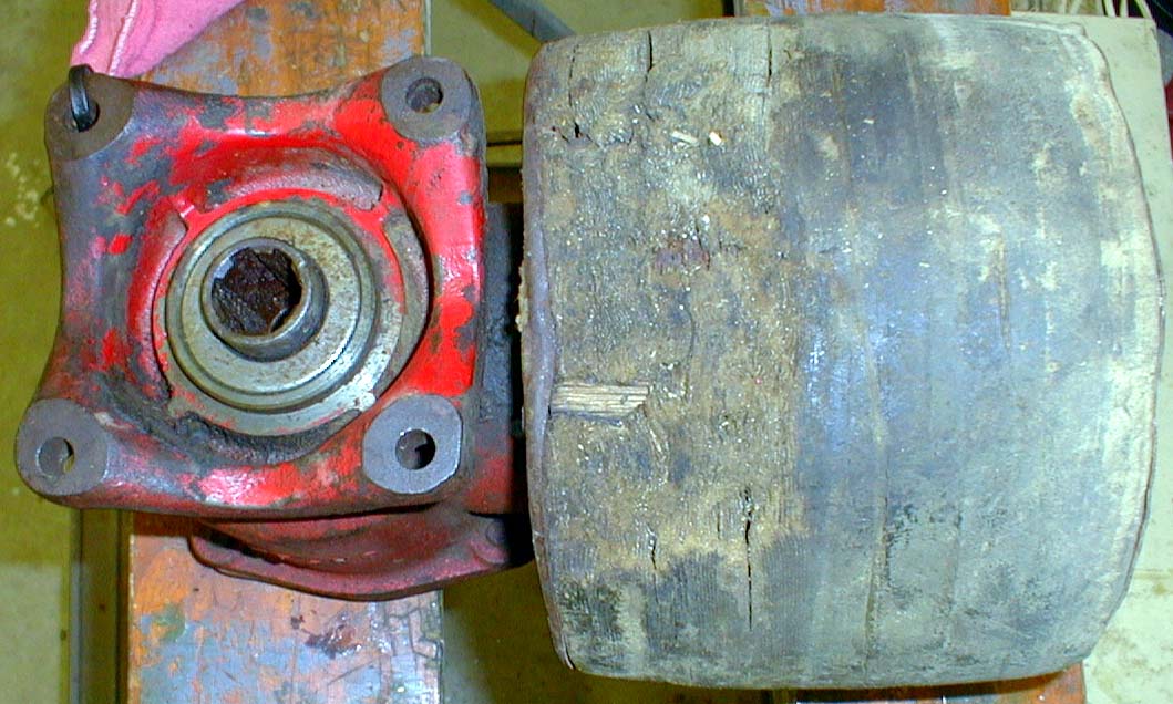 Re flat belt pto mounted pulley